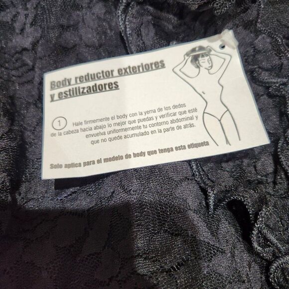 Fajate Lace Shapewear Bodysuit Tummy Control Body Suit Womens Size M - Picture 6 of 7